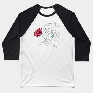 birth of venus - red rose - minimal Baseball T-Shirt